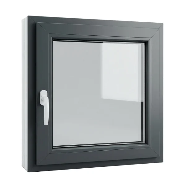 Kvadrato formos langas su rankena