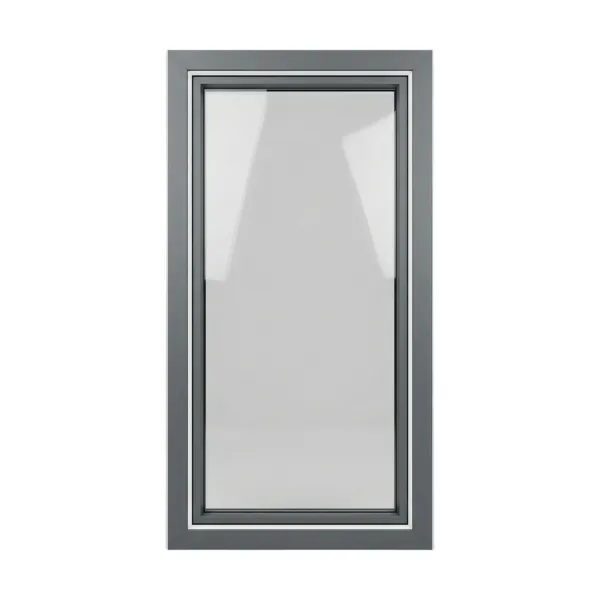 Langas su juodu rėmu