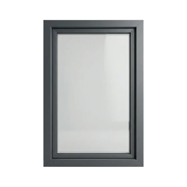 Langas su juodu rėmu