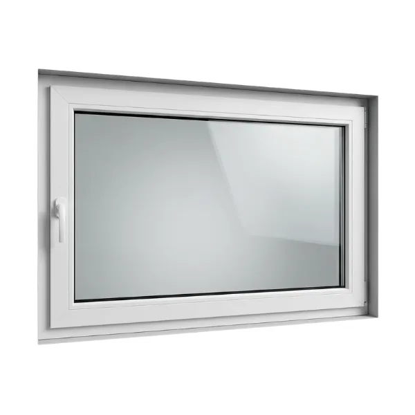 Stačiakampio formos langas su rankena